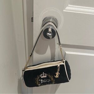 NWT Juicy Couture Black Barrel Bag